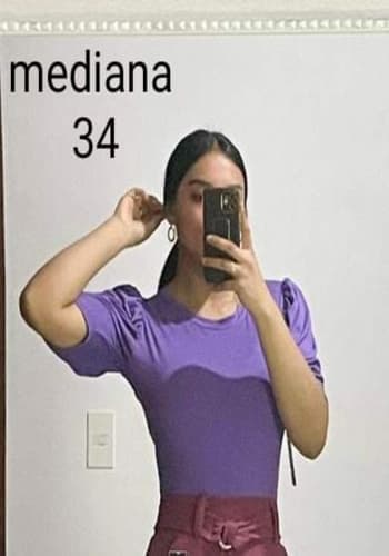 Blusa larga color Morado talla Mediano estilo Manga aglobada 