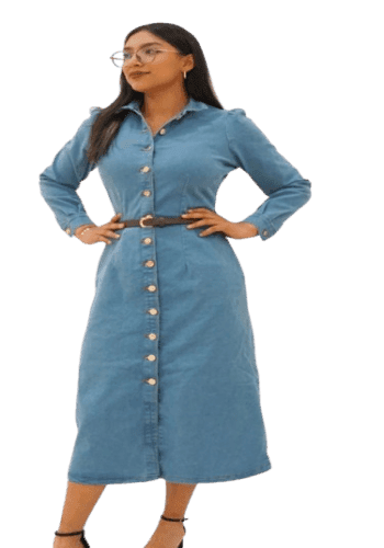 Vestido  largo color Bleach talla Chica  estilo Recto