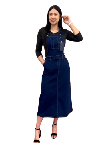 Overol  larga color Estone talla Extragrande  estilo Línea A 